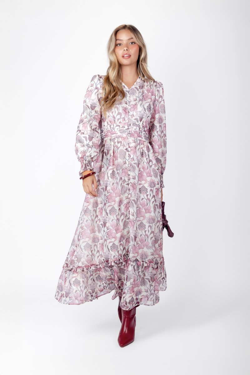 Miren Dress (Light Plum)