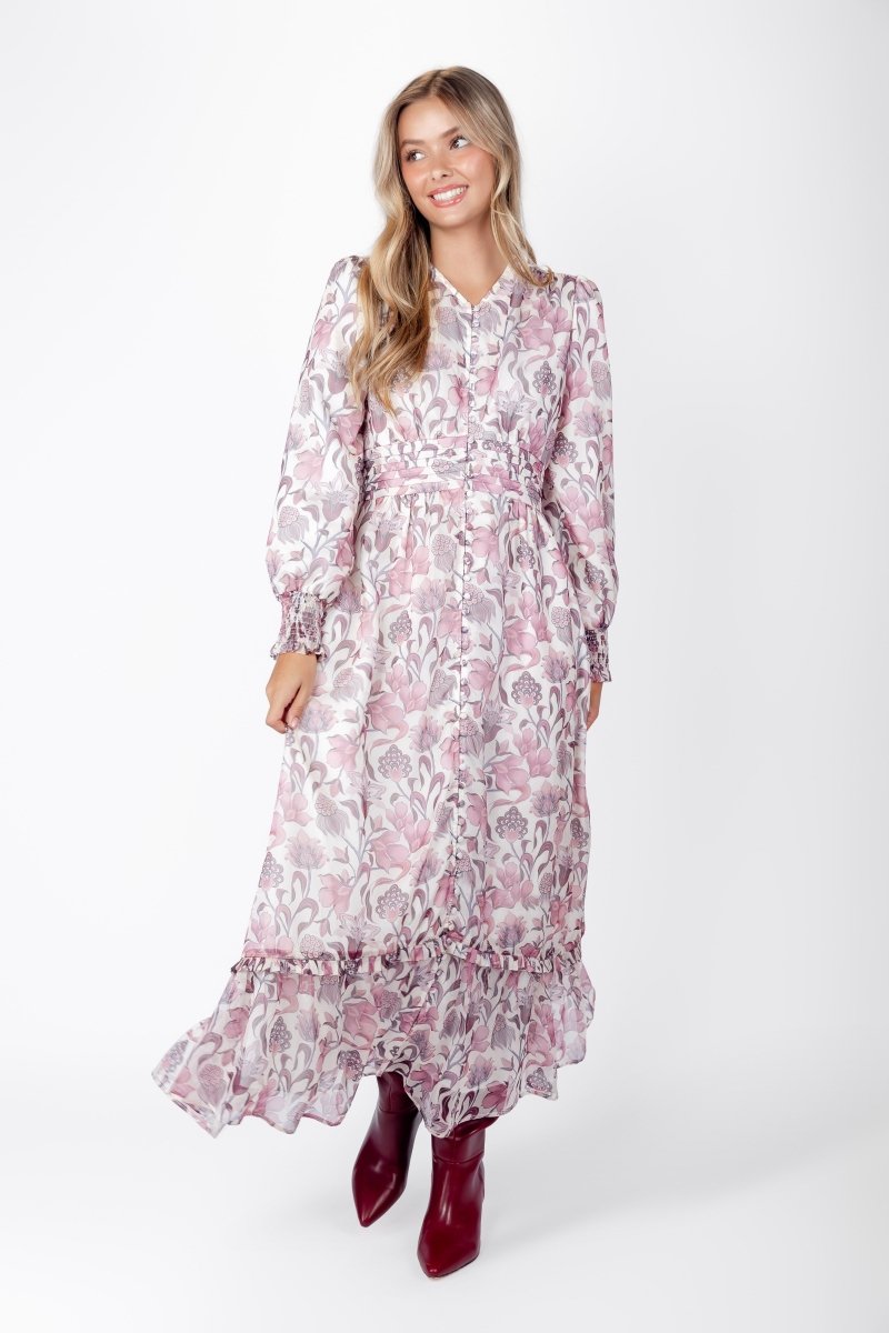 Miren Dress (Light Plum)
