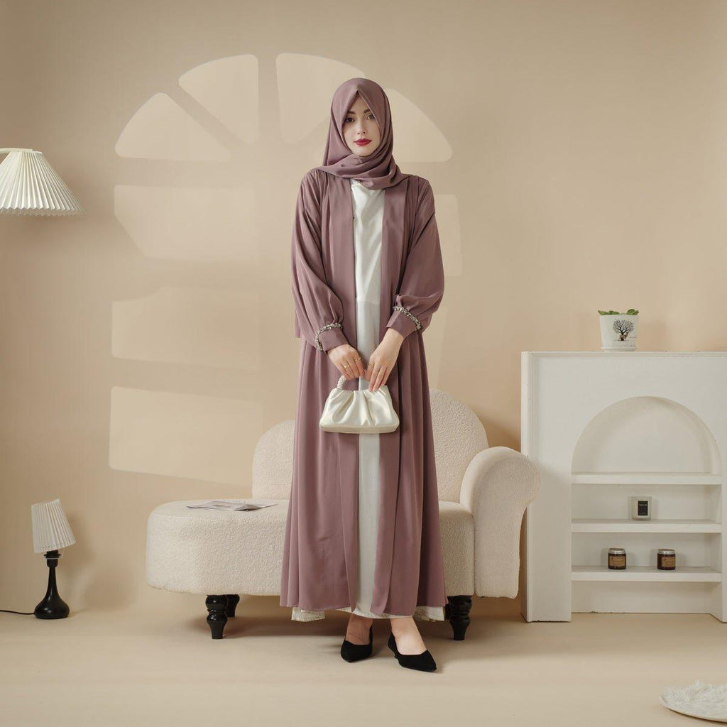 Cardigan Abaya, Western Style Abaya (MOA061)