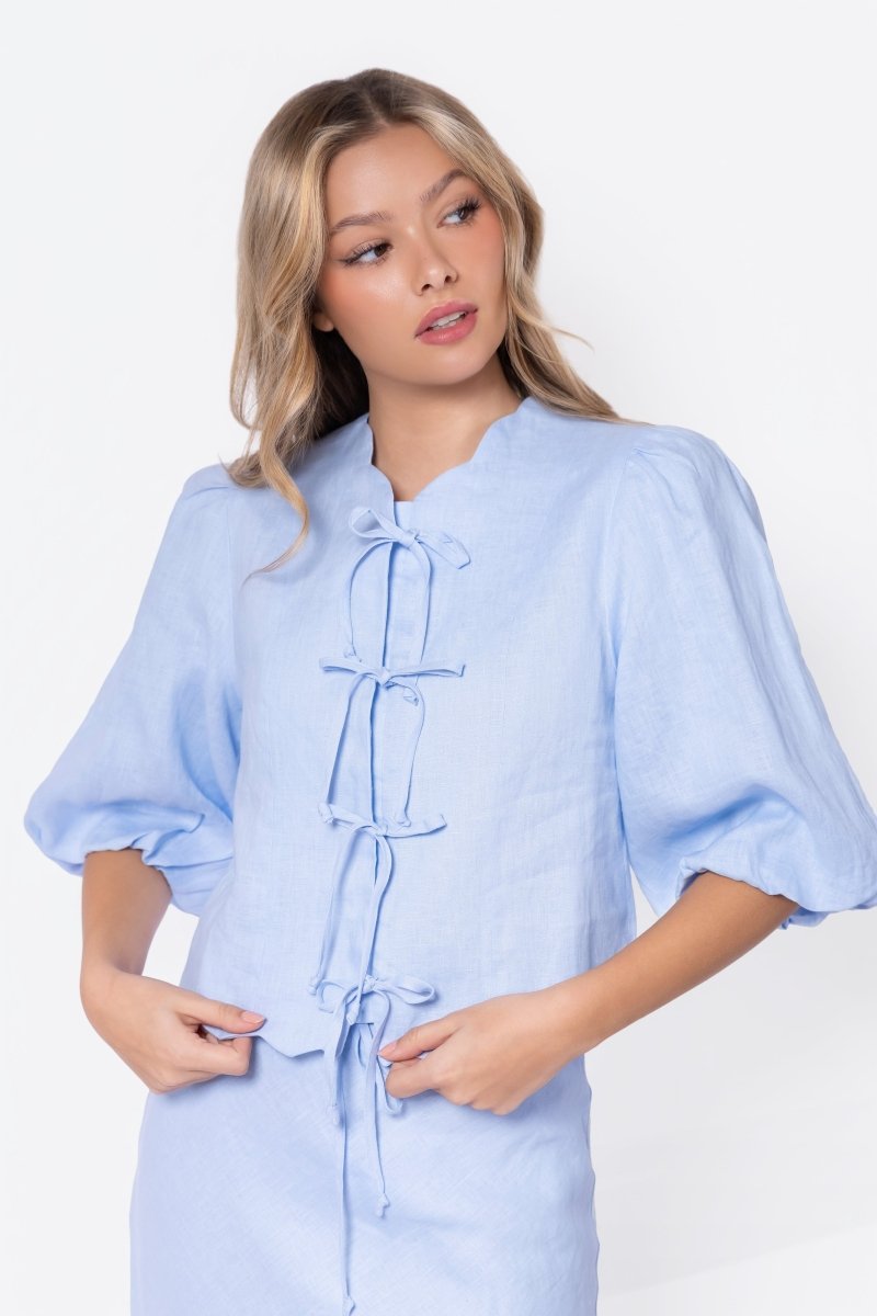 Molly Top (Light Blue)
