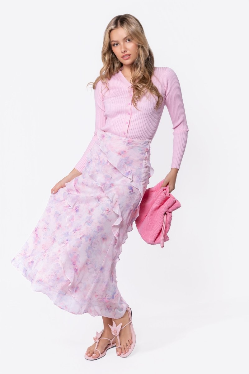 Laurel Skirt (Pink Flower)