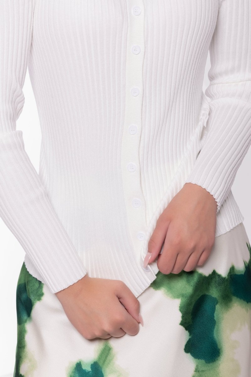 Moss Cardigan (White)