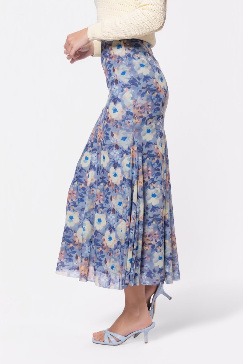 Natalia Skirt (Blue/Yellow)