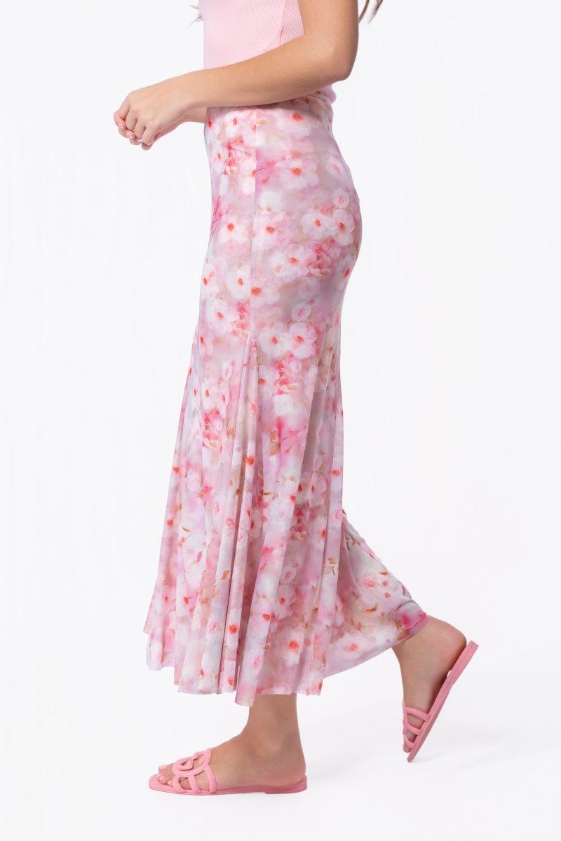 Natalia Skirt (Pink Flower)