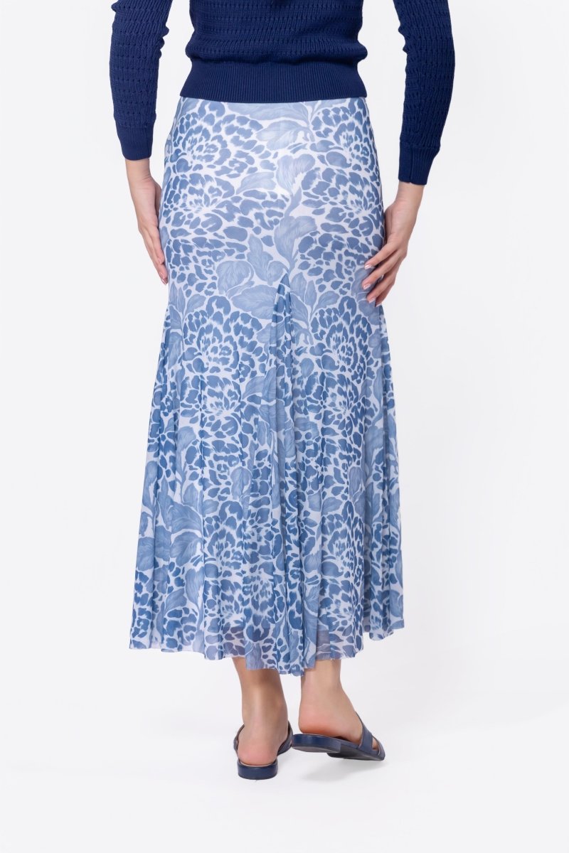 Natalia Skirt (White Blue)