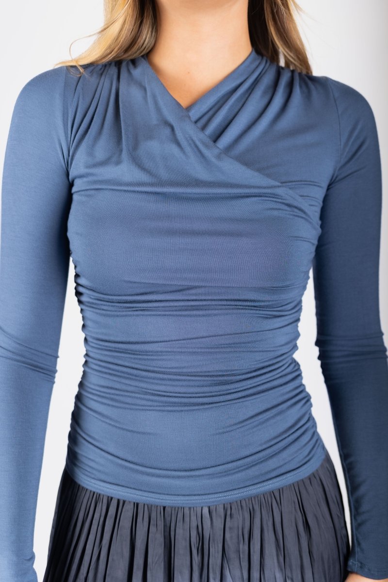 Nicole Top (Deep Navy)