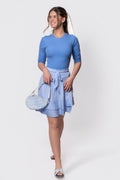 Nina Skirt 20" (Light Blue)