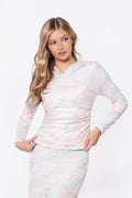 Noa Top (Pink Green)