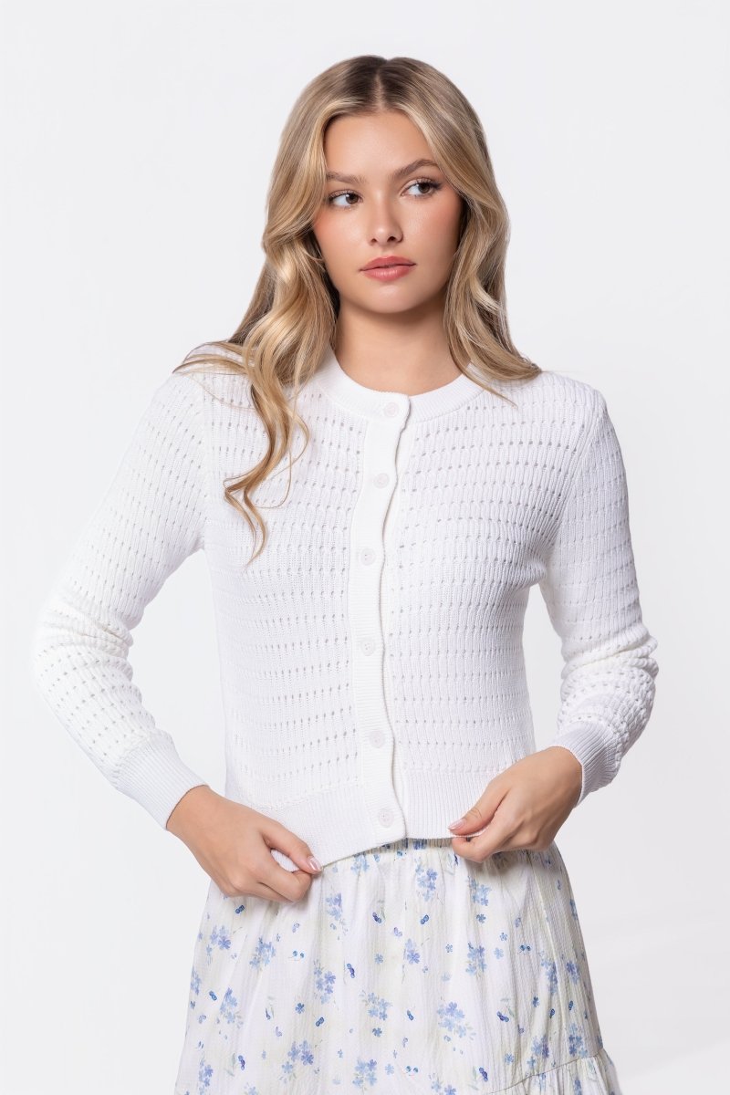 Paige Cardigan (White)
