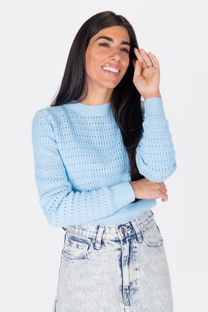 Paige Top (Pastel Blue)