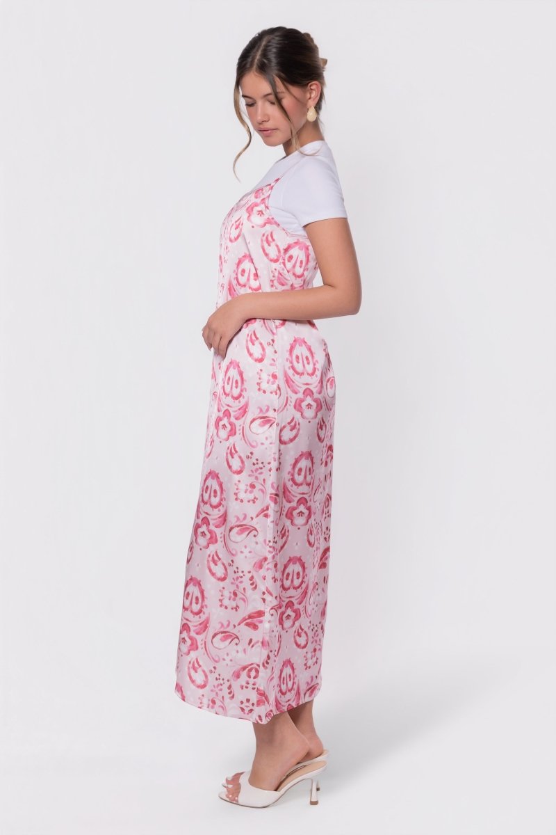 Paula Dress (Pink Pattern)