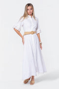 Penelope Dress (White Ground)