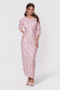 Rebecca Dress (Pink Pattern)