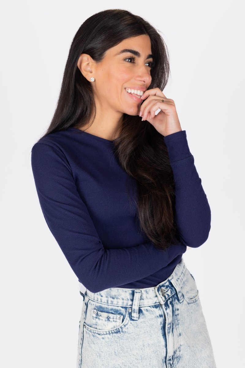 Romi Top Long Sleeve (Navy)