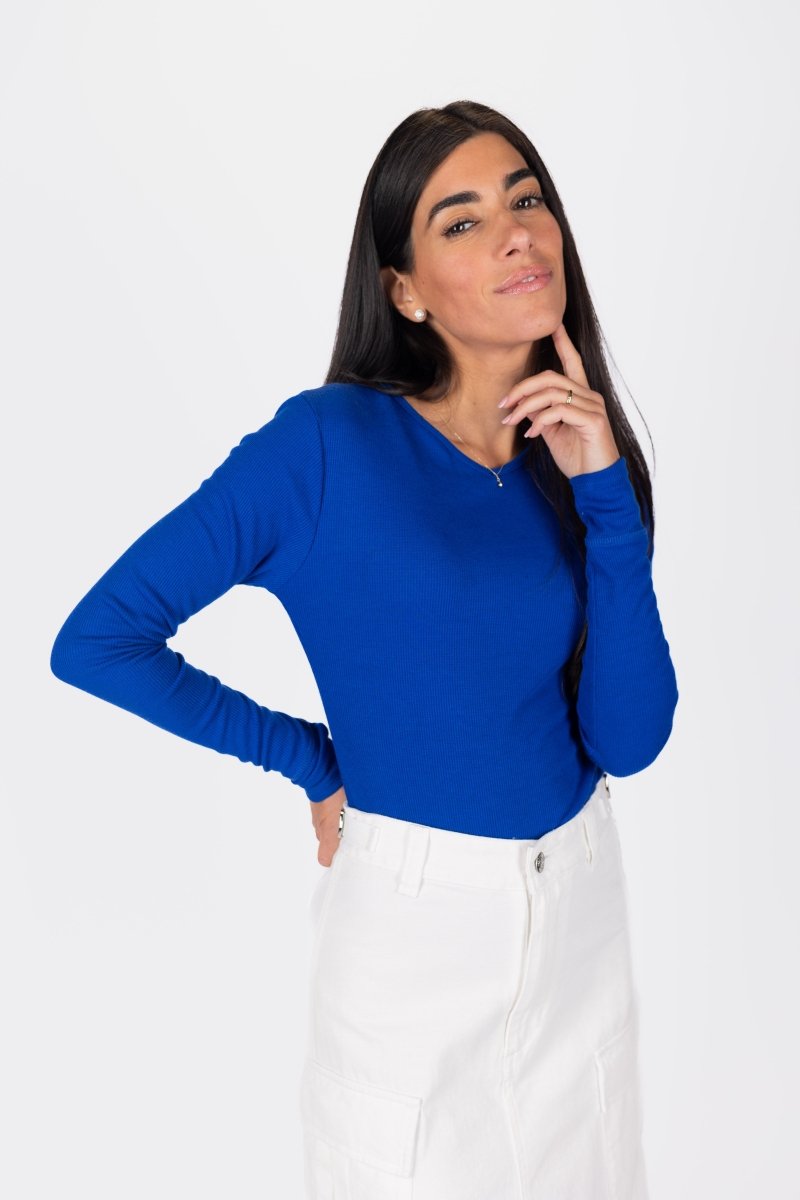 Romi Top Long Sleeve (Royal Blue)