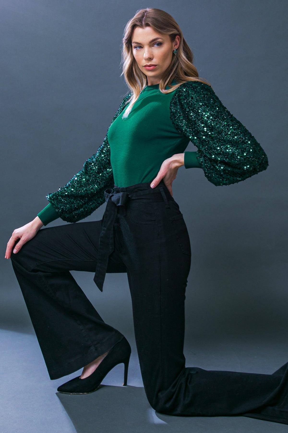 FEELING THE FUN SWEATER TOP