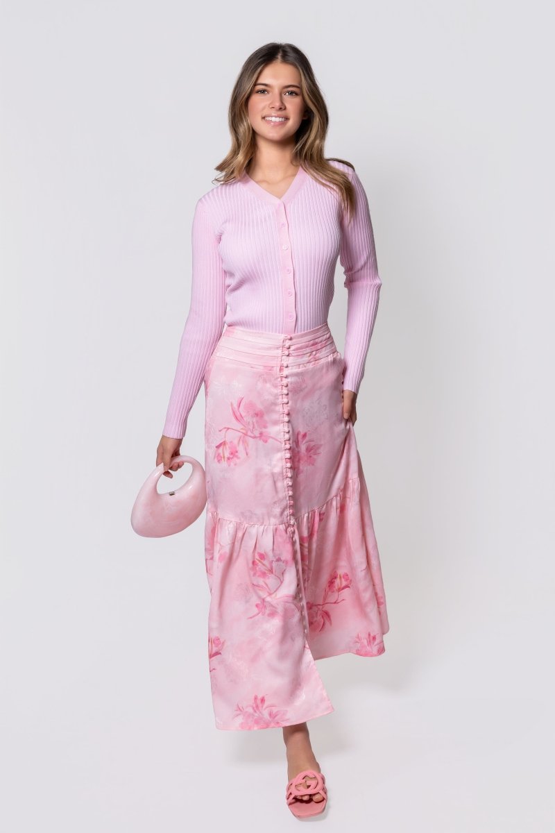 Siena Skirt (Pink Flower)
