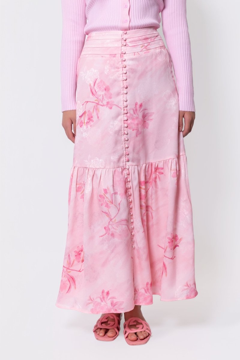 Siena Skirt (Pink Flower)