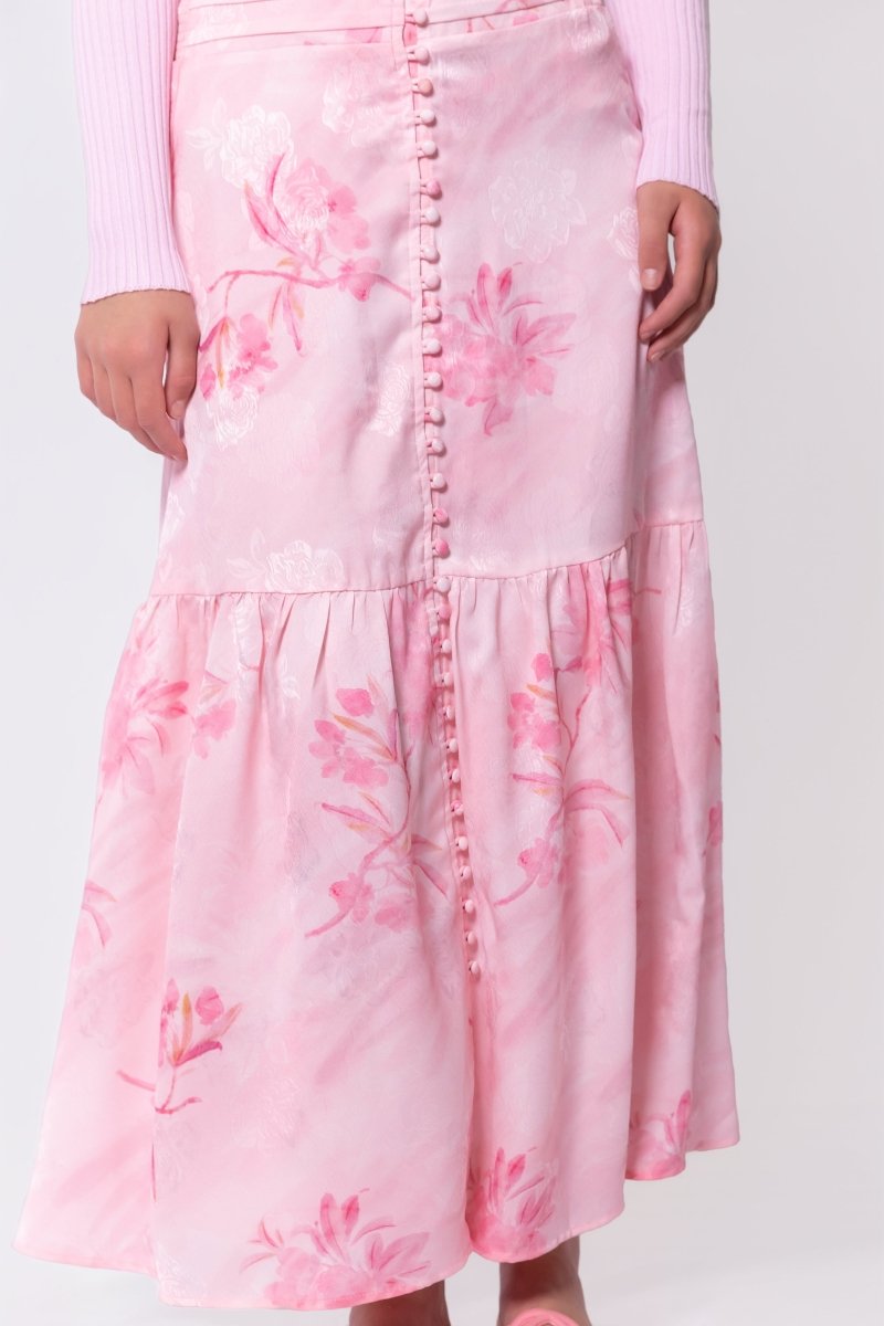 Siena Skirt (Pink Flower)