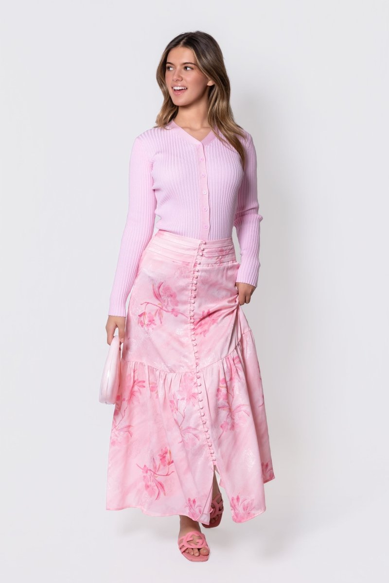 Siena Skirt (Pink Flower)