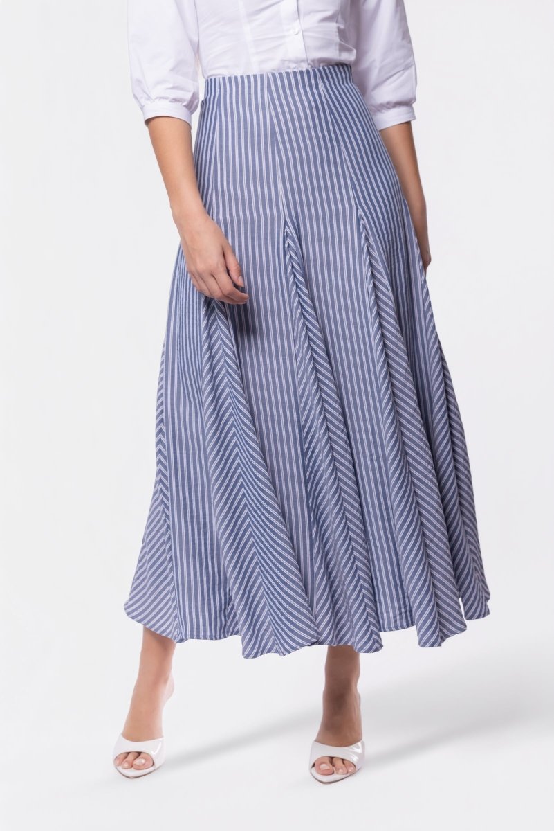 Sonoma Skirt (Blue Stripe)