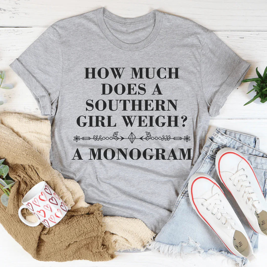 Southern Girl Monogram Tee