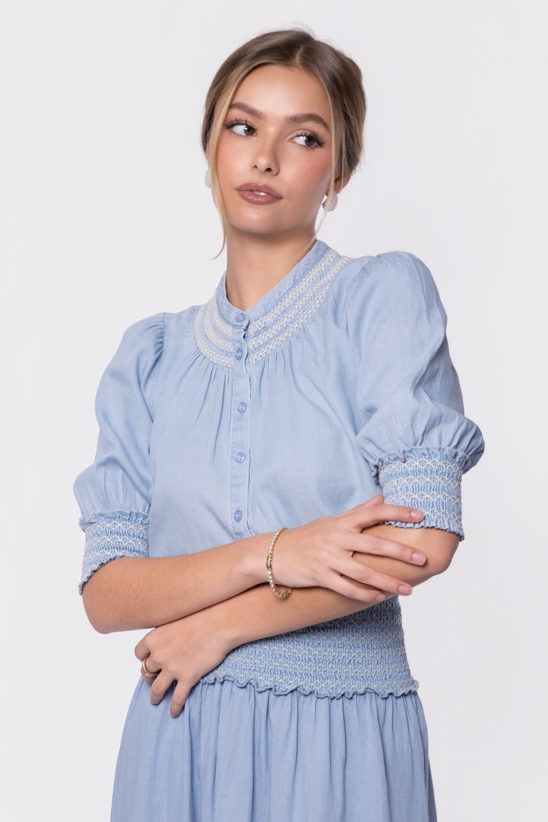 Stella Top (Light Blue)