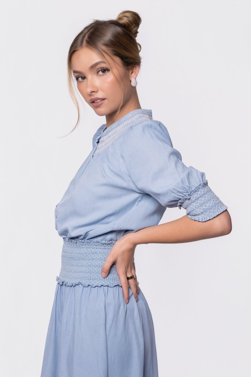 Stella Top (Light Blue)