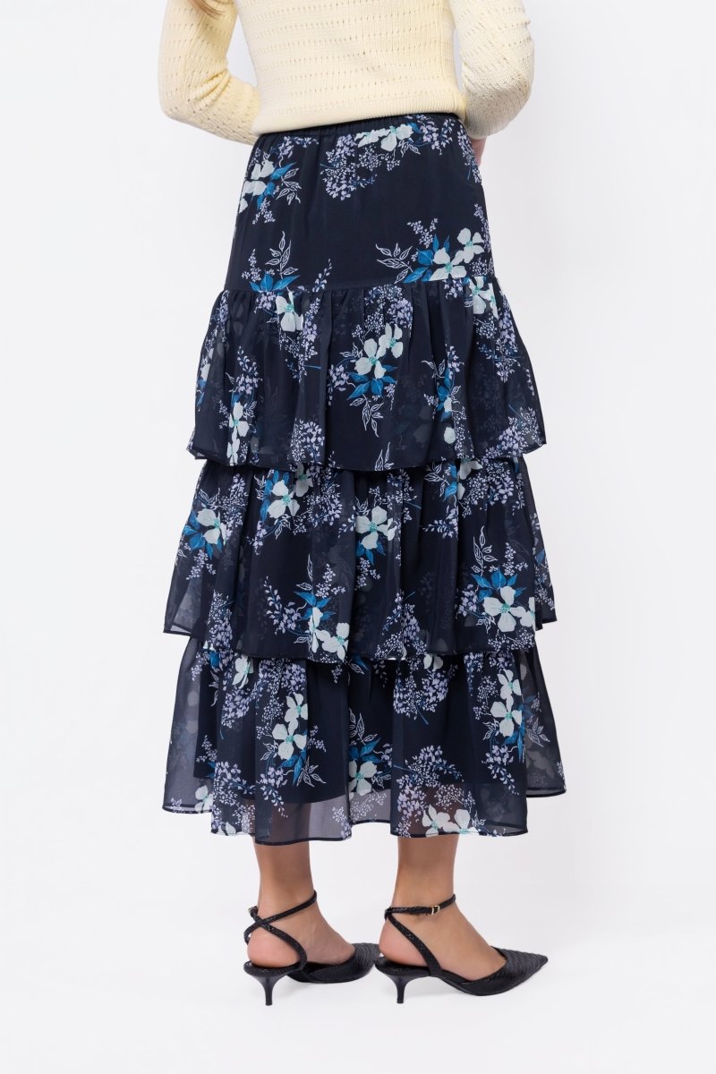 Suri Skirt (Black Pattern)