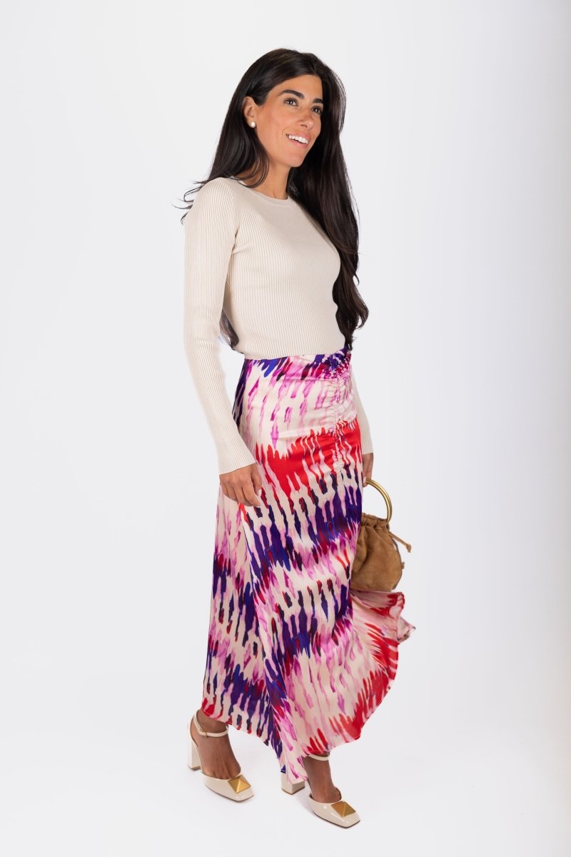 Sylvie Skirt (Purple Multi)