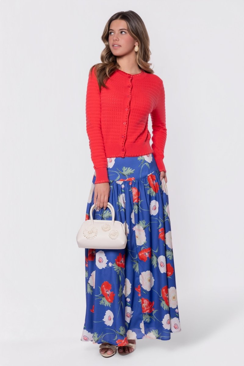 Tansy Skirt (Blue Flower)