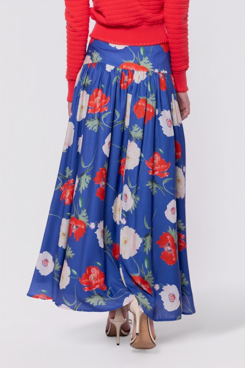 Tansy Skirt (Blue Flower)