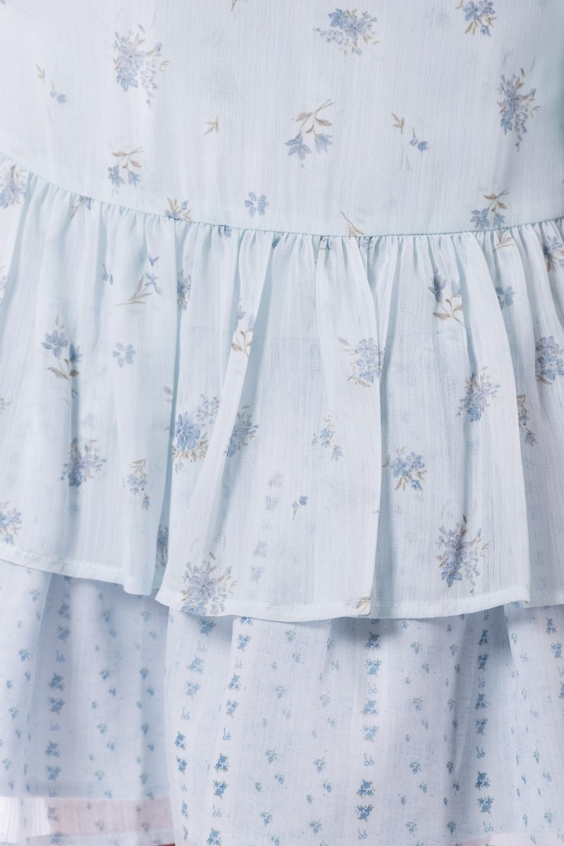 Tessa Skirt (Blue Flower)