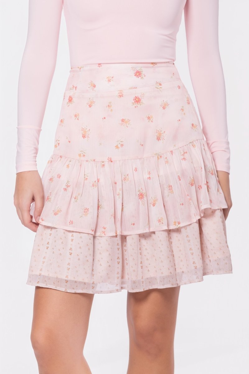 Tessa Skirt (Pink Flower)