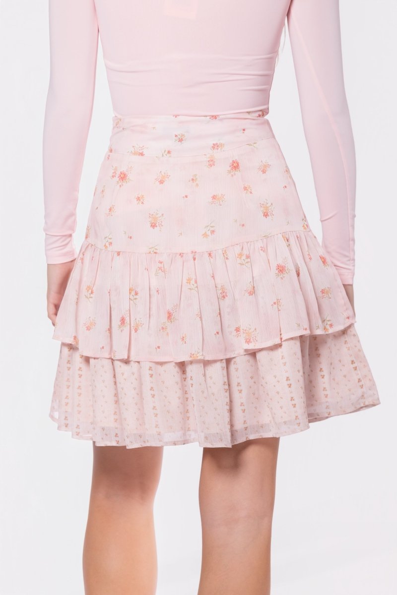 Tessa Skirt (Pink Flower)