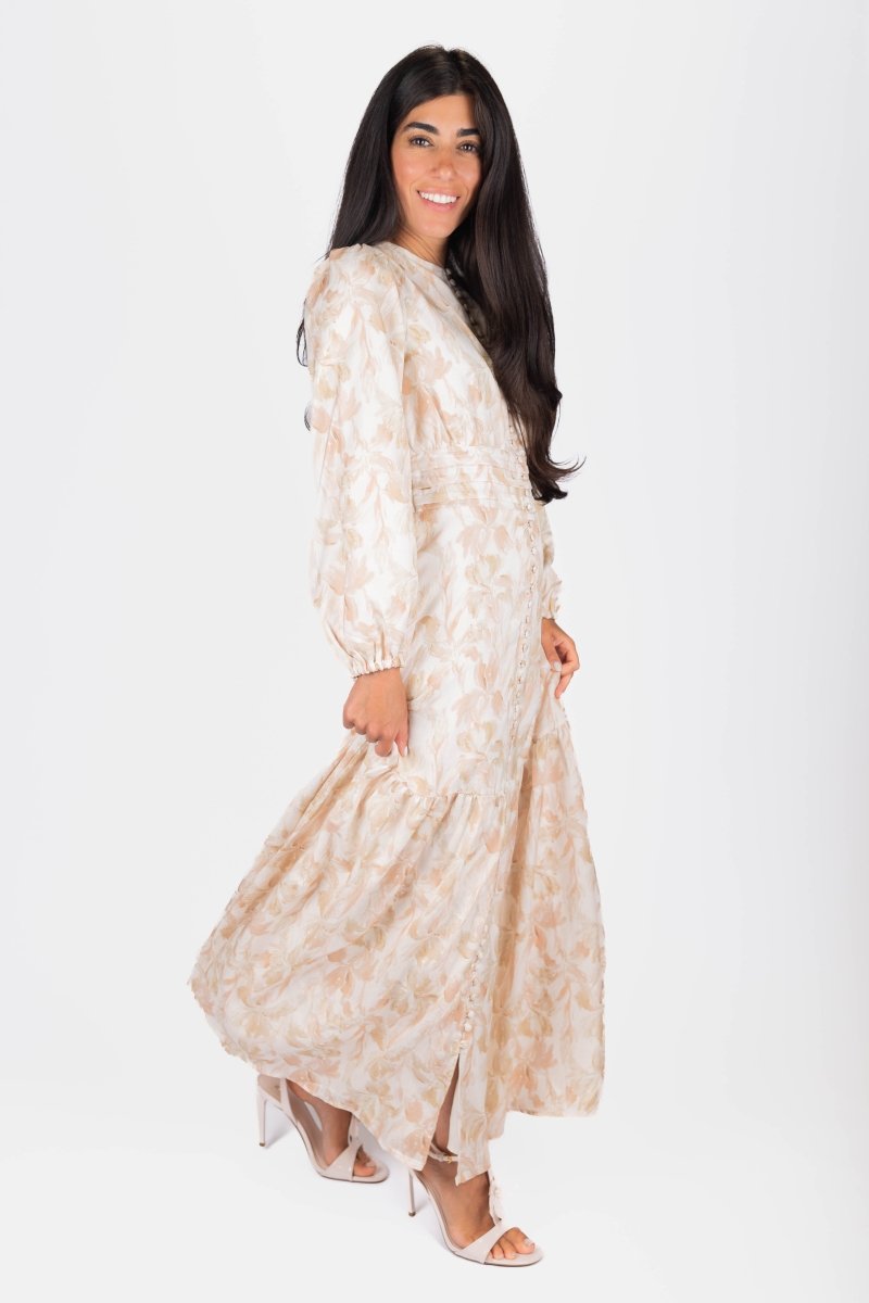Valentina Dress (Beige)