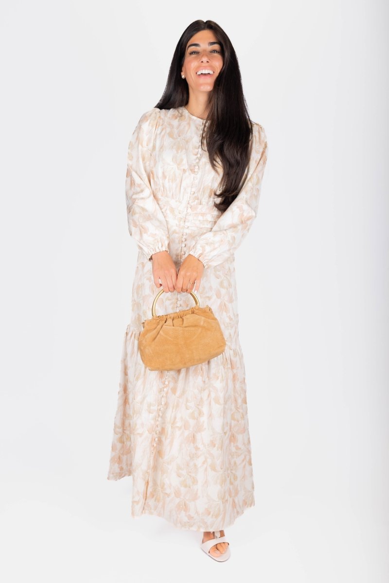 Valentina Dress (Beige)