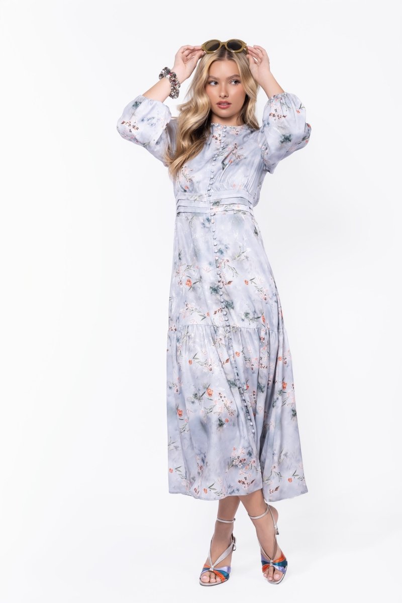 Valentina Dress (Blue Grey)