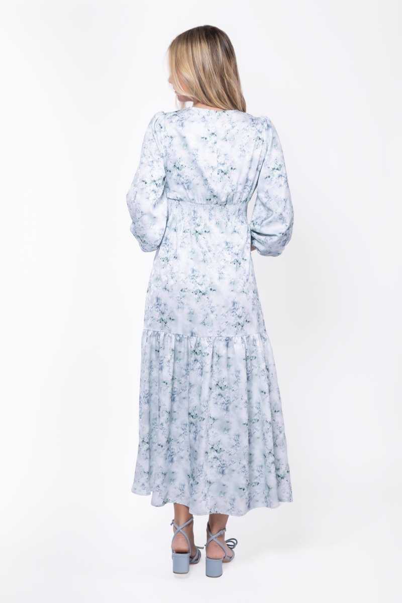 Valentina Dress (Green Flower)