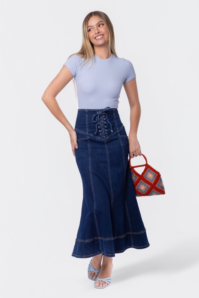 Vera Skirt (Dark Blue)