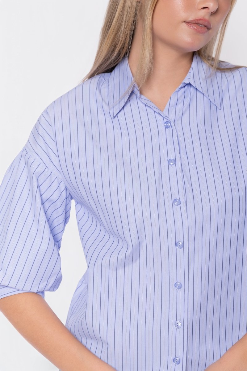 Viviana Top (Blue Stripe)