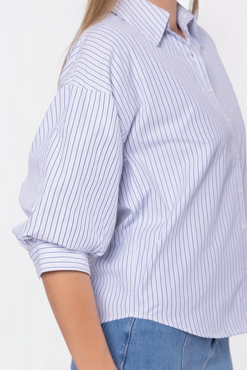 Viviana Top (White Stripe)