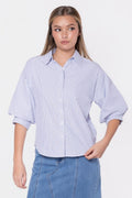 Viviana Top (White Stripe)