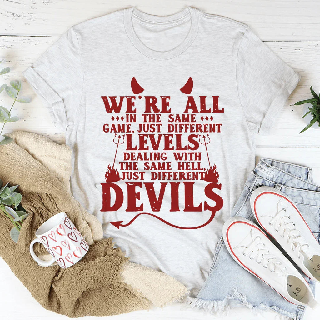 We're All In The Same Game Tee