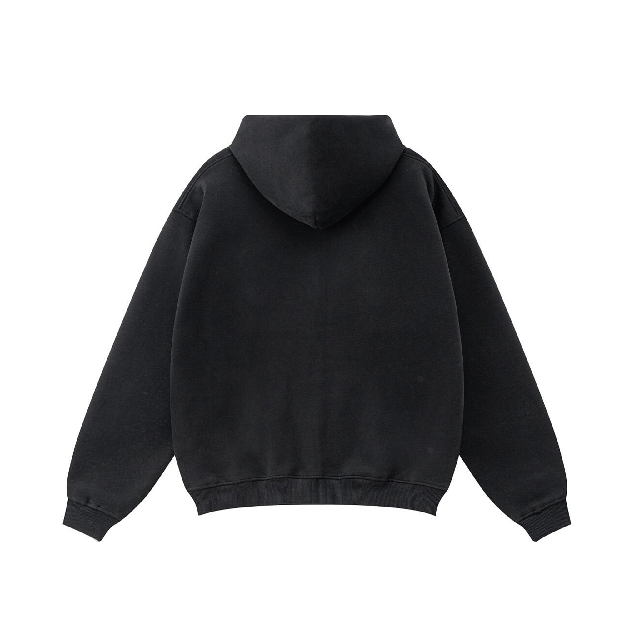 Compliments Sinner & Saint Black Wash Zip-Up Hoodie