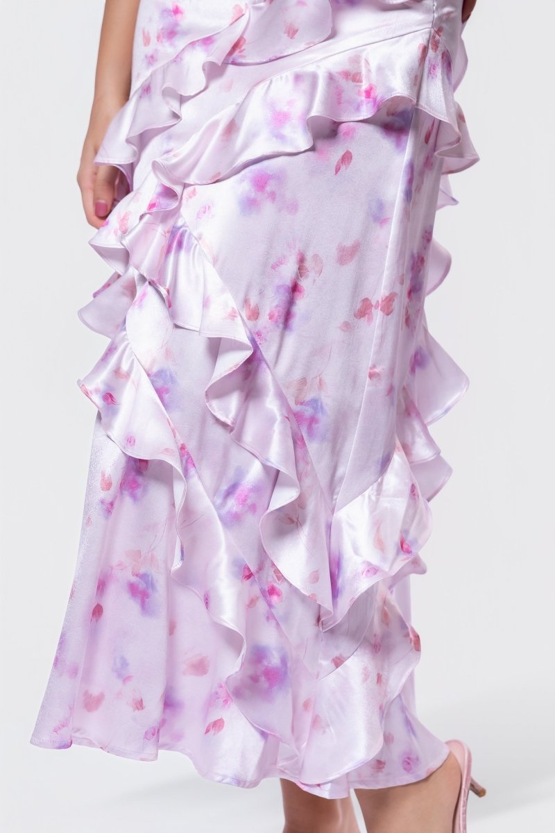 Zella Skirt (Pink Flower)