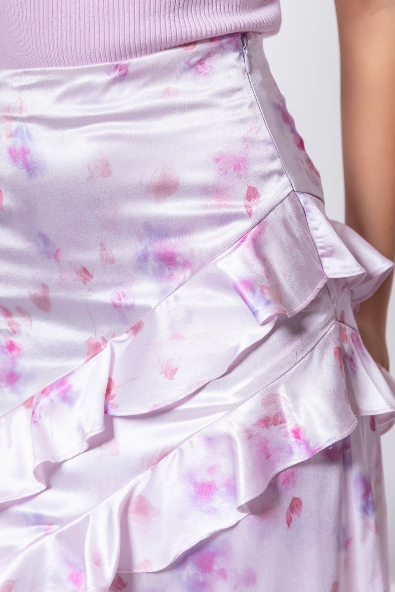 Zella Skirt (Pink Flower)