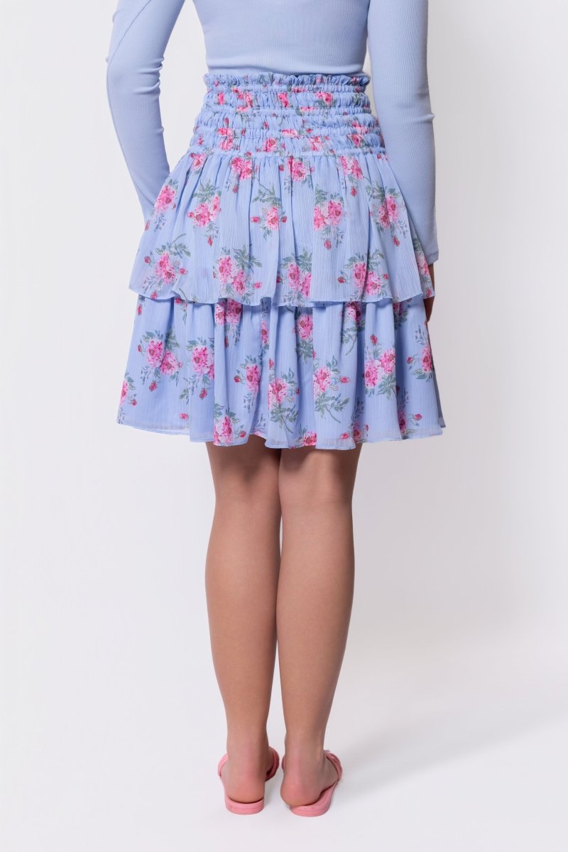 Zena Skirt 23" (Blue Ground)