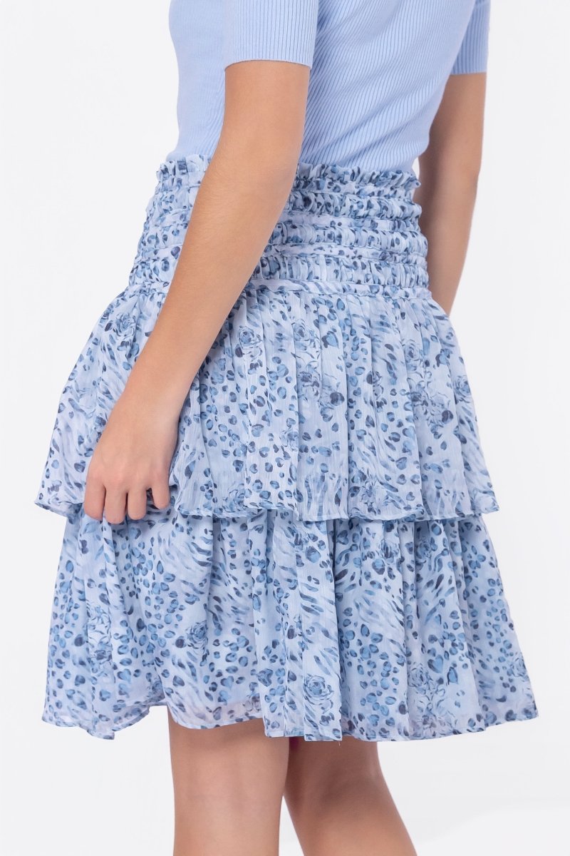 Zena Skirt 23" (Blue/Black)