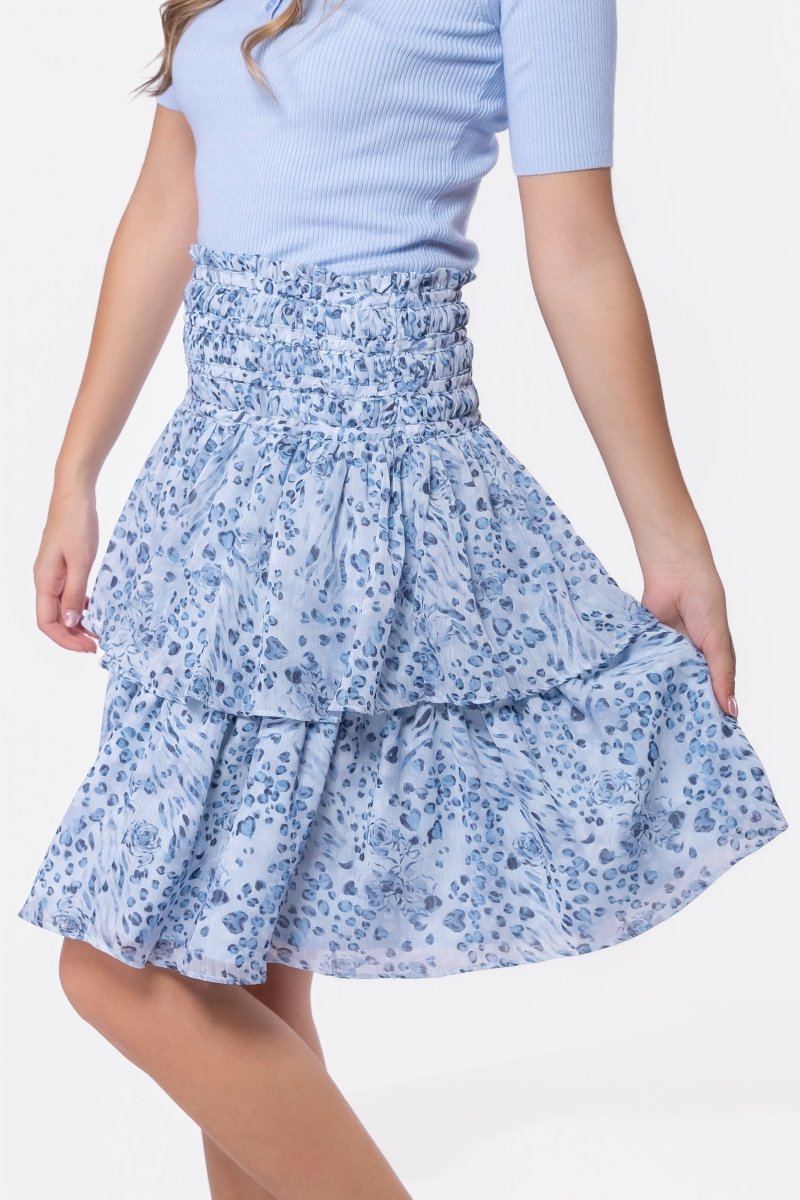 Zena Skirt 23" (Blue/Black)